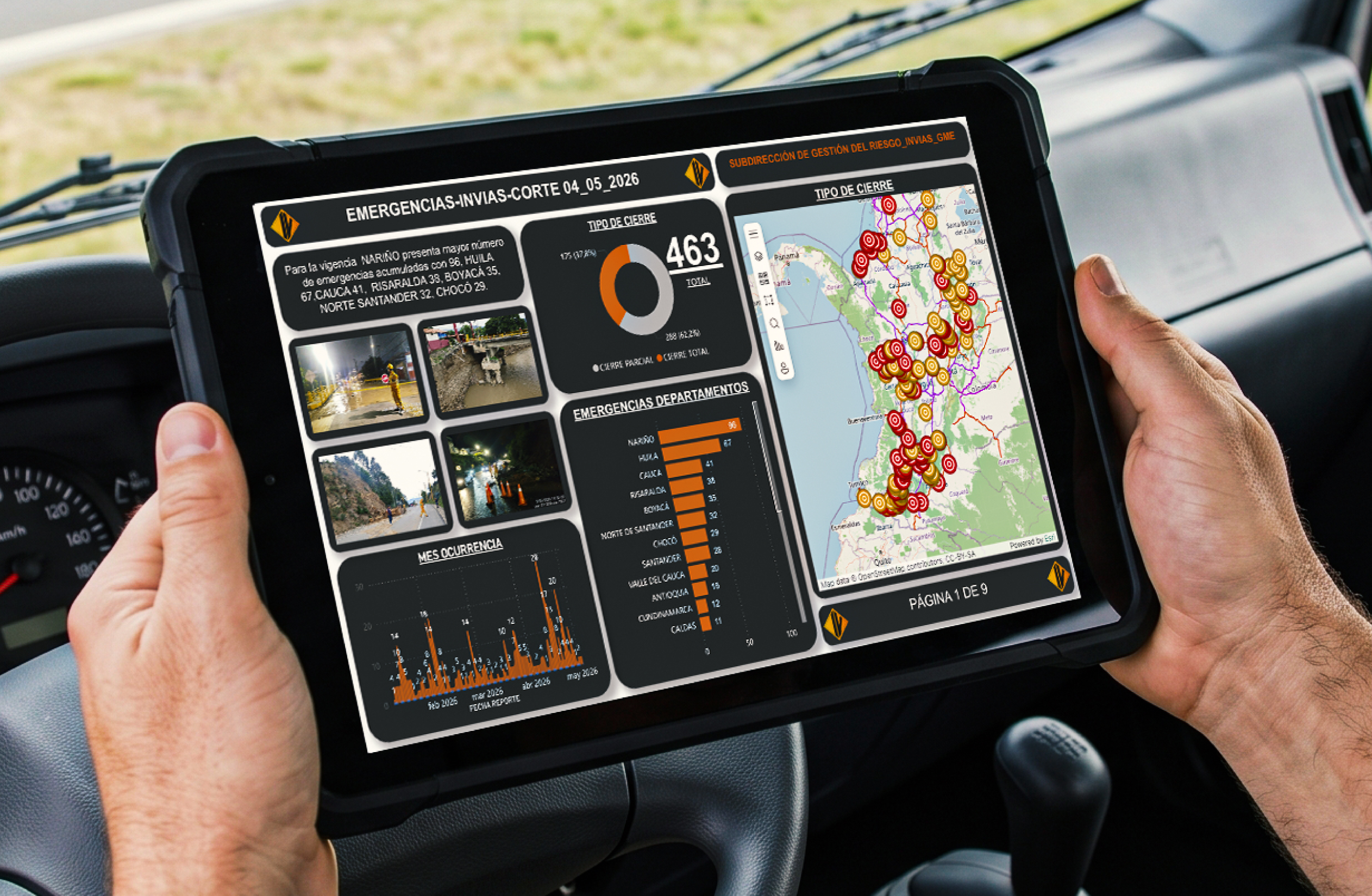 Reporte GPS obligatorio RNDC